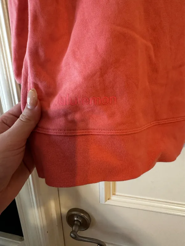 Lululemon Pink Crewneck Oversized Sweatshirt - Image 3