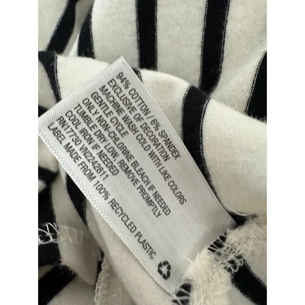 Ava & Viv Knit Midi Dress Black Striped Tassels Stretch Size 2X Boho‎ Casual - Image 7