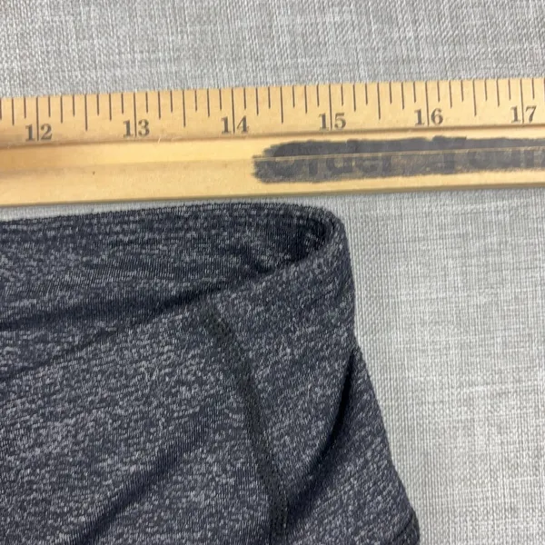 Athleta Leggings Womens L Gray Capri Flecked Nylon Polyester Spandex Yoga - Image 10