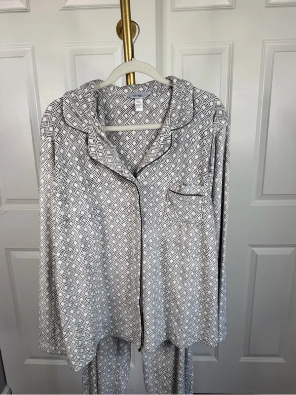 Nicole Miller New York XXL Ultra Soft Geometric Pajama Set NWOT - Image 3