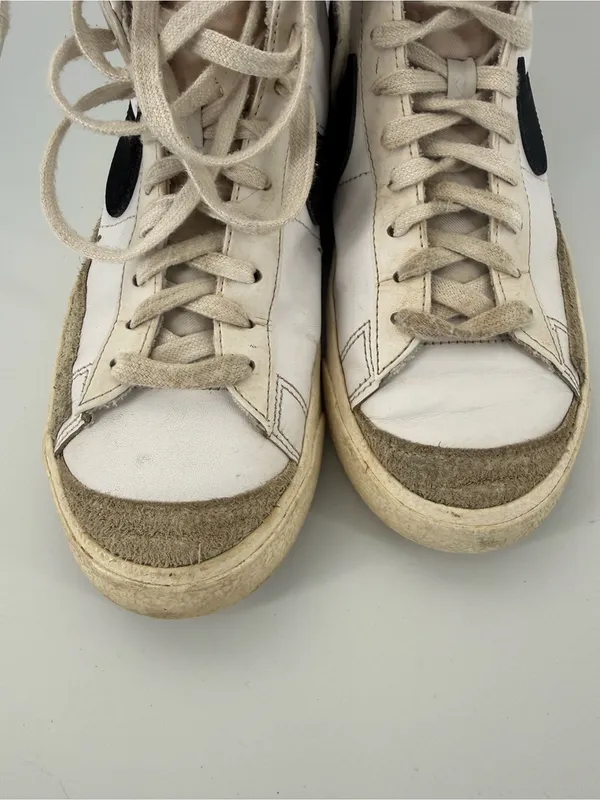 Nike Blazer Mid '77 Vintage CZ1055-100 White Black Shoes 2021 Womens Size 8.5 - Image 14