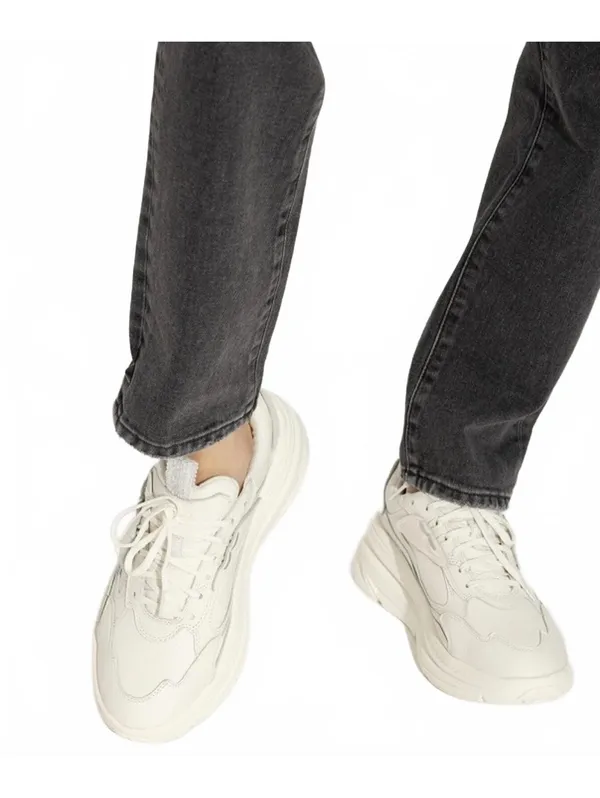 UGG CA1 White Leather Sneakers Womens 6.5 - Image 2