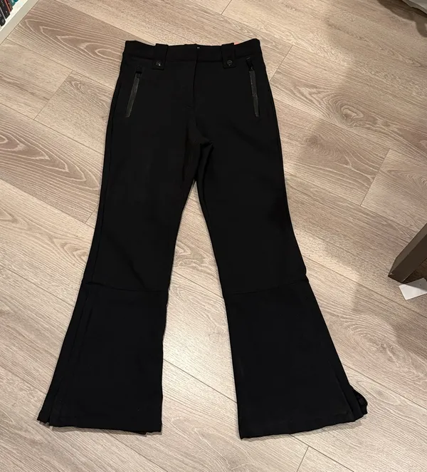 Topshop SNO Black Flare Ski Pants Size 10 - Image 3