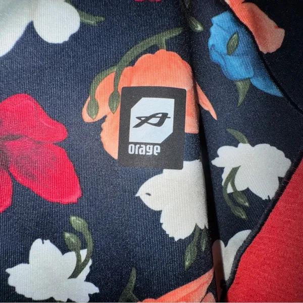 Orage Floral Long Sleeve Top‎ Black - Image 2