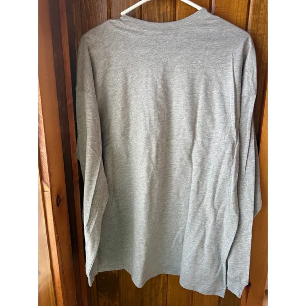 Wild Fable Chicago Graphic Long‎ Sleeve T Shirt Grey Red Size M - Image 2