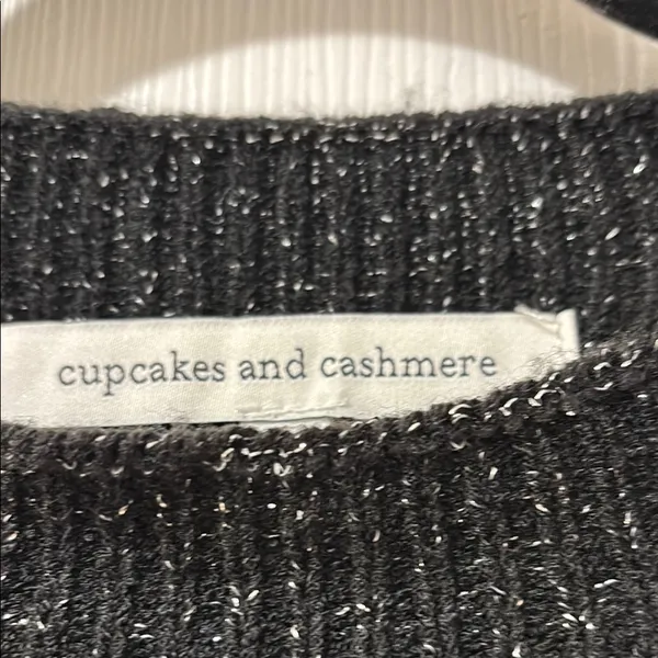 Cupcakes and Cashmere Black Knit Top - Image 2