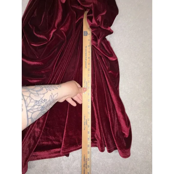 baltic born‎ sofia velvet maxi dress mulberry m - Image 8