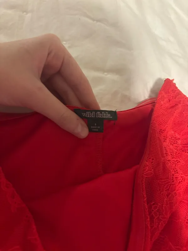 Wild Fable Target red strapless dress - Image 3