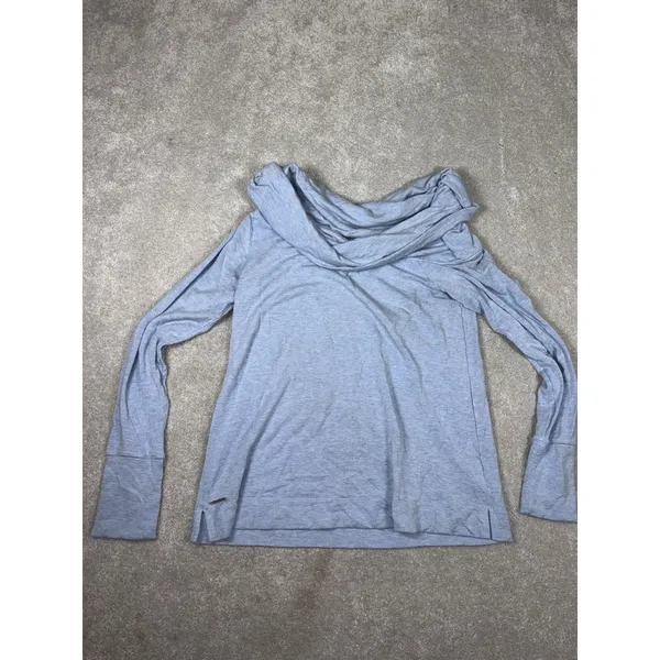 Lilly Pulitzer Belinda Heather Blue‎ Shawl Pullover Sweater Large *** - Image 3