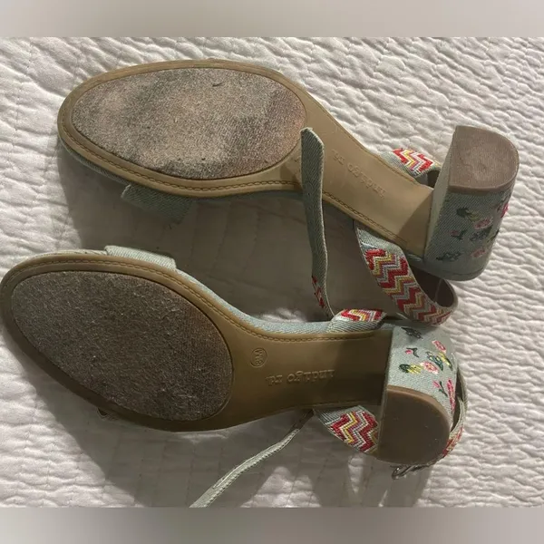 Indigo Rd. Denim Style Floral High Heel - Image 6
