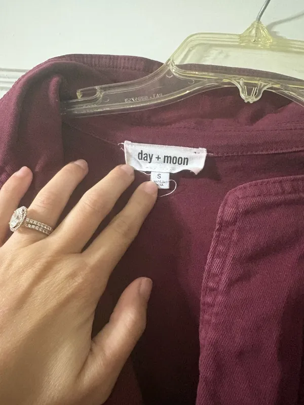 Day + Moon Romper Maroon Red - Image 2