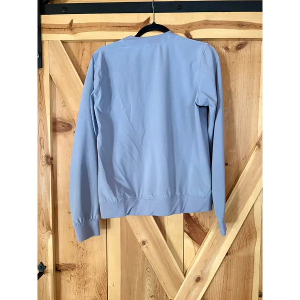 Columbia Gray Marina Bay OmniShield Full Zip Jacket Women M Windbreaker Hiking - Image 2