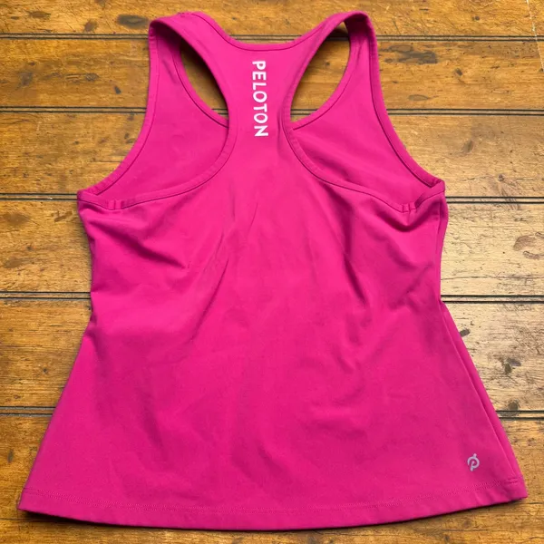 Peloton Tank Top Women's Pink Racerback Athletic Workout Fitness‎ Size S - Image 2