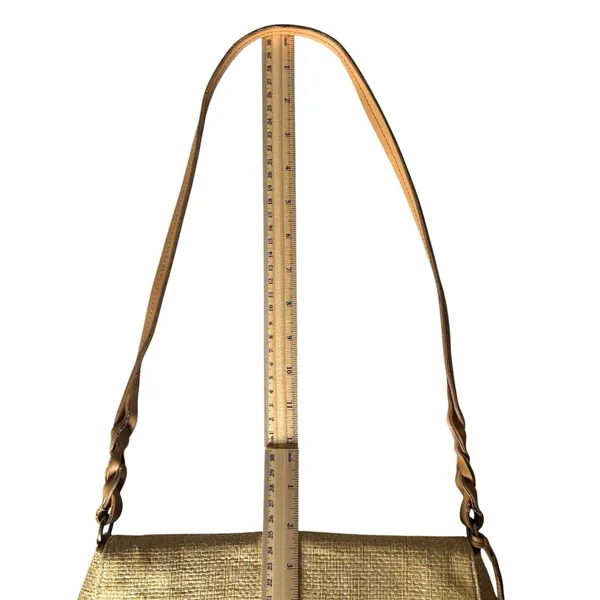 VTG Etienne‎ Aigner Handbag Straw Woven Charm Shoulder Bag Beach Coastal Purse - Image 15