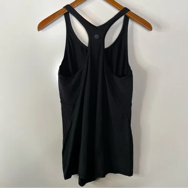 Athleta Stealth Racerback Tank Top Black Size Medium - Image 3