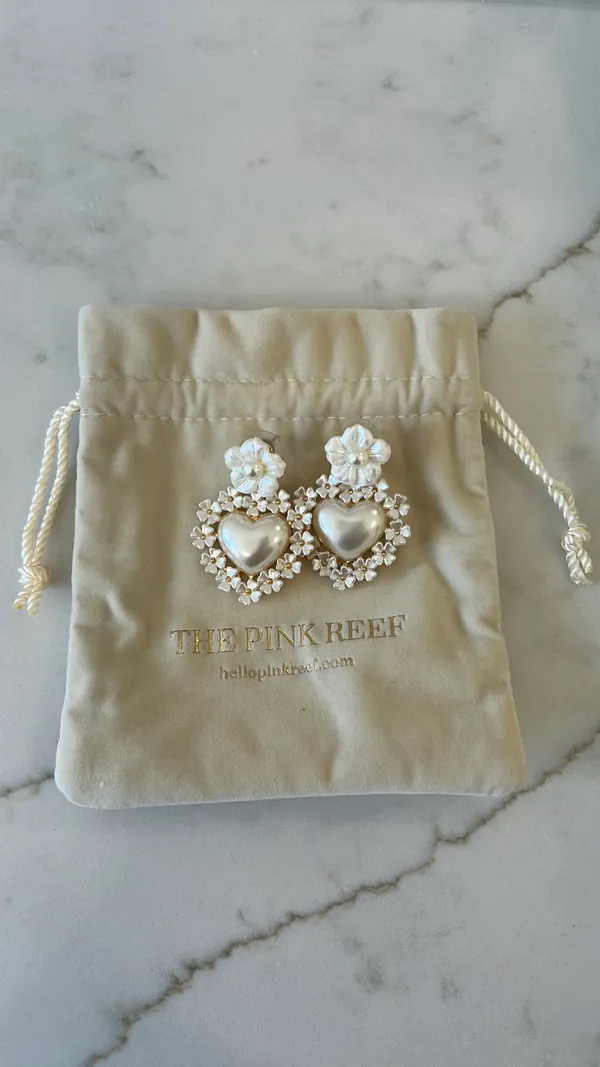 The Pink Reef Anthropologie Earrings - Image 2