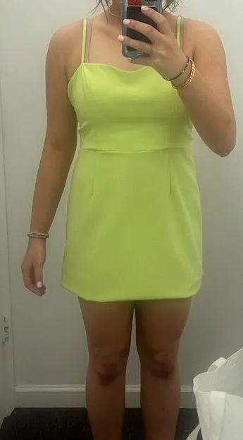 french connection whisper tie mini dress M - Image 2