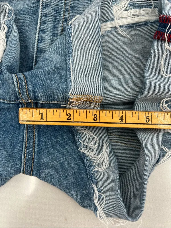 Denim Shorts L - Image 6