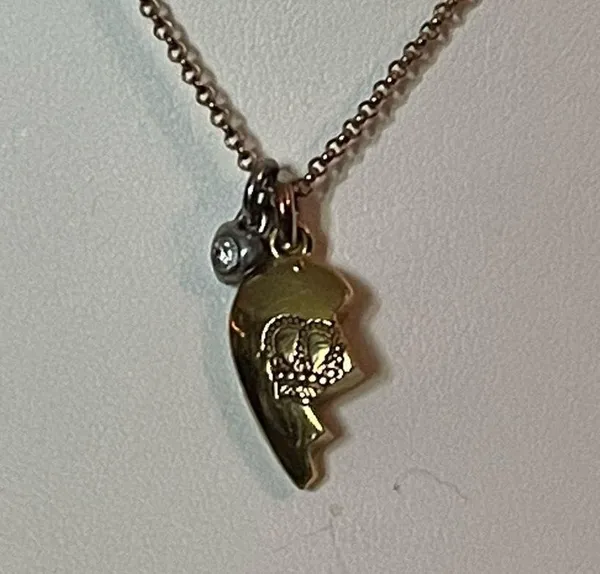 Juicy Couture Friends Forever half heart necklace - Image 4