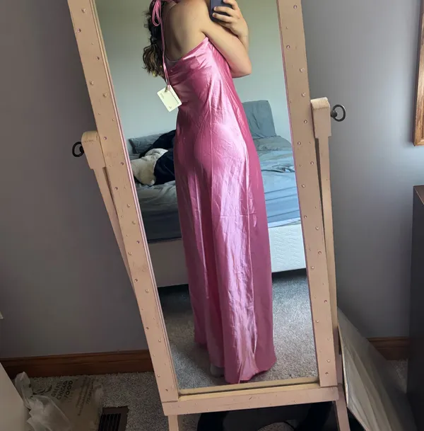 NWT Peppermayo Pink Halter Maxi Dress Symphony Maxi Dress - Image 5