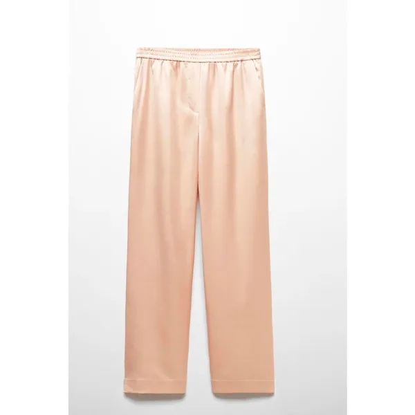 Mango‎ satin elastic pants size XL - Image 5