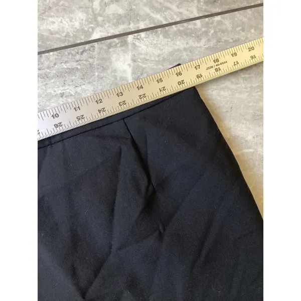 White House Black Market Asymmetric Pencil Skirt Black Size 10 - Image 2