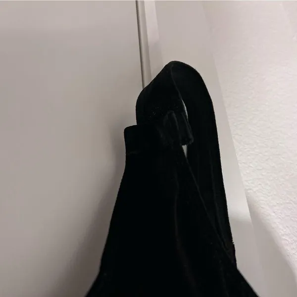 Like new black h&m velour Bodysuit - Image 3