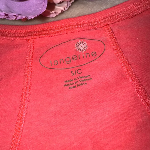 Tangerine Pink Athletic Top - Image 10