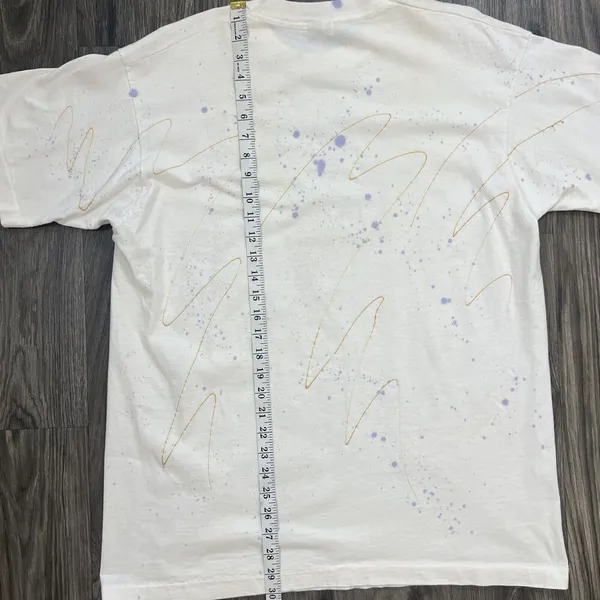 Fruit Of The Loom Vintage Single Stitch Floral Short Sleeve T-Shirt Size XL - Image 8