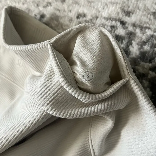 Lululemon Brushed Softstreme Ribbed Zip Flared Pant 32.5" - Image 8