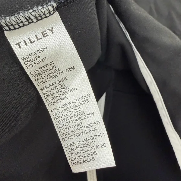 Tilley Jacket Womens Medium Black Tilley Loves Golf Full Zip Mock Neck Active - Image 12