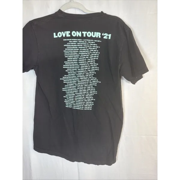 Comfort Colors Women’s Black Love On Tour 21 T Shirt Harry Styles Size Small Preowned - Image 13