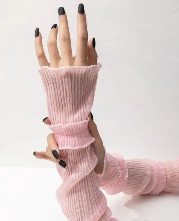 Fantasy Fingerless Gloves Arm Sleeves New - Image 4