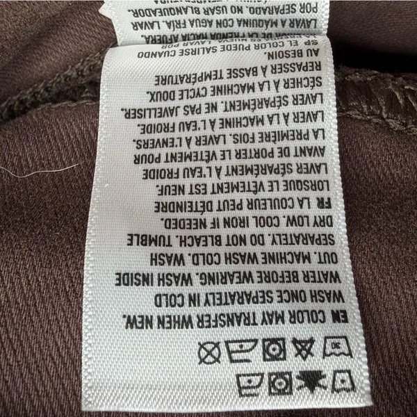American Eagle Pull On Kick Boot Pants Womens XXS Brown Next Level Stretch NWT - Image 9
