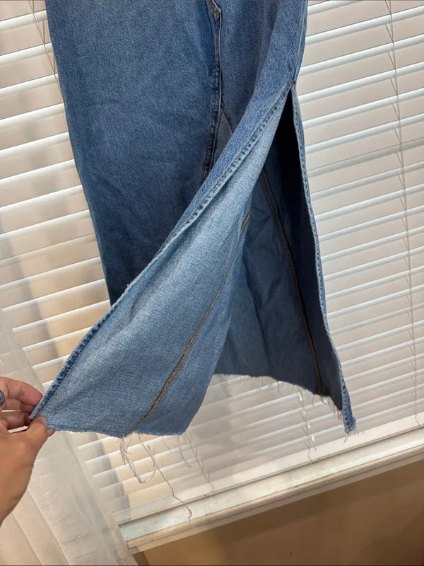 Levi’s Classic Blue Denim skirt - Blue - Image 4