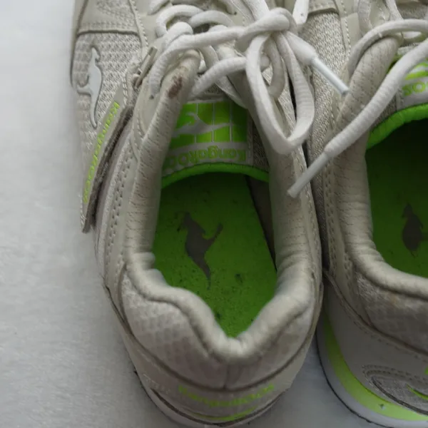 KangaROOS White Neon Green Sneakers Womens‎ 8 EUR 40 - Image 9