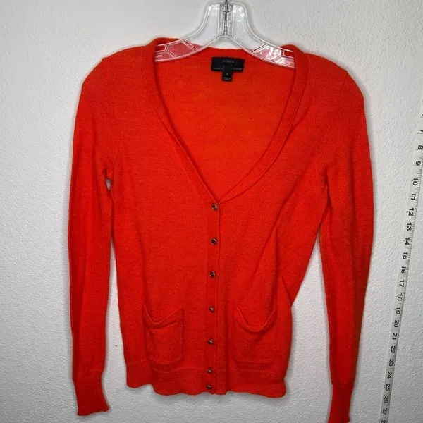 J. Crew Italian Spun Alpaca Blend‎ Cardigan Sweater - Image 7