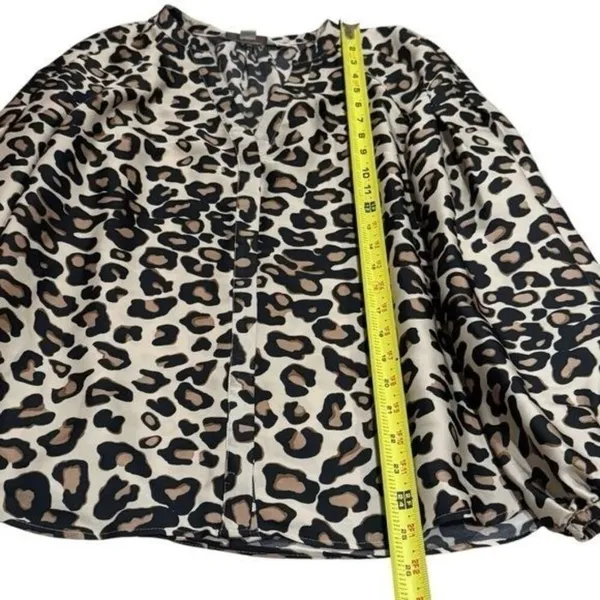 Boden Cheetah‎ Animal Print V-Neck Babydoll Blouse Career Capsule Chic Boho 6 - Image 10