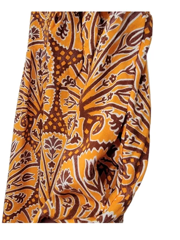 Knox Rose boho western Wide Strap Sleeveless A-Line Dress S - Image 5