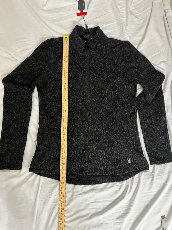 Spyder Active  charcoal half-zip size M - Image 9