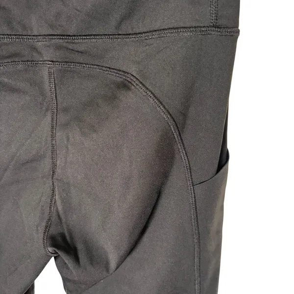 Vuori Stride Leggings Black High Rise Cropped Running Tight Pockets VW429 Size M - Image 5