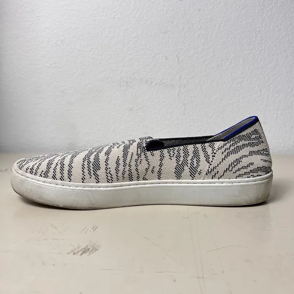 Rothy’s The Sneaker‎ Maritime Tiger Blue Ivory Retired Women’s 10.5 - Image 8
