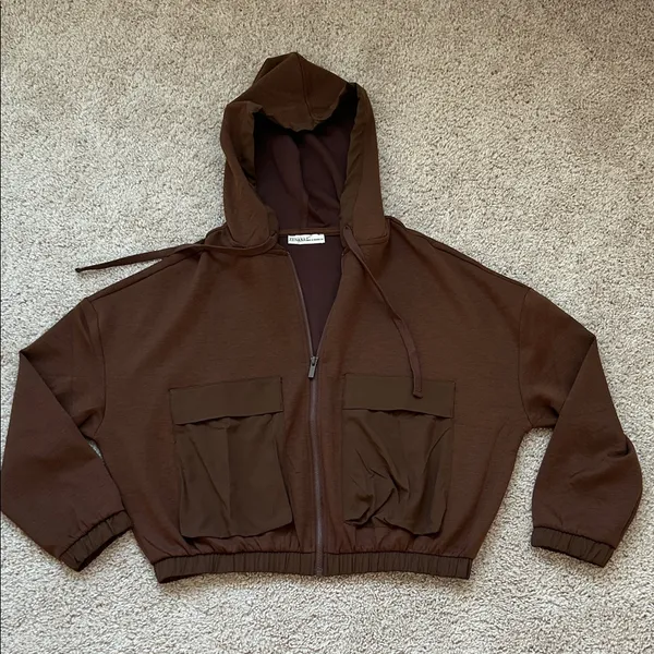 Zenana soft zip up hoodie. S - Image 3