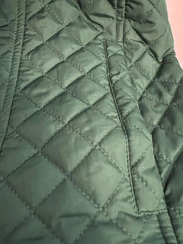Kim Rogers Ladies Emerald Green Quilted Jacket - Image 2