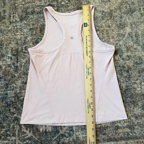 Lululemon Align Waist-Length Racerback Tank Top Pink W1DSPS Size 8 - Image 7