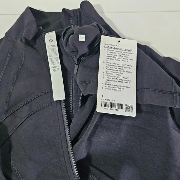 Lululemon Define Jacket Luon - Women's Size 4 - Black - LW3GQ6S - Image 8