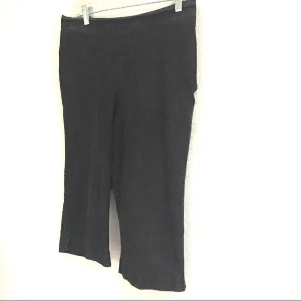 Alfred Dunner black pull-on grandma denim pants 10P‎ - Image 2