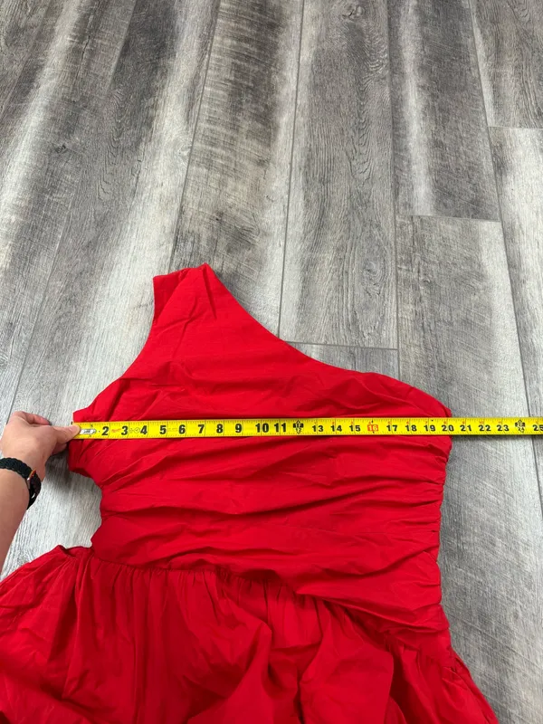 Abercrombie Red Cutout Maxi Dress - Image 15
