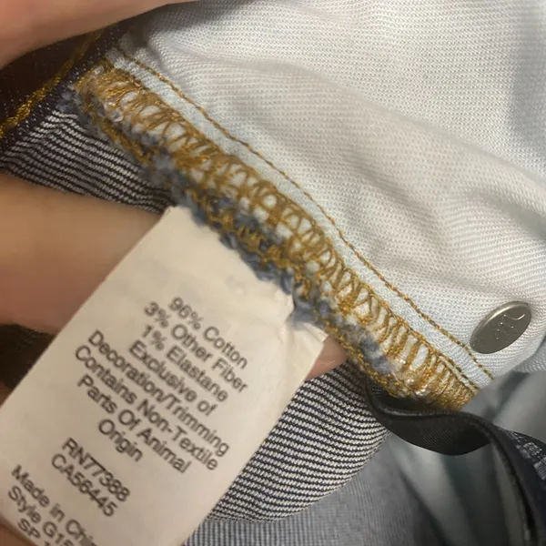 Madewell Jeans Womens 23 Cruiser Straight Blue Cotton Denim Medium Wash Crop - Image 8