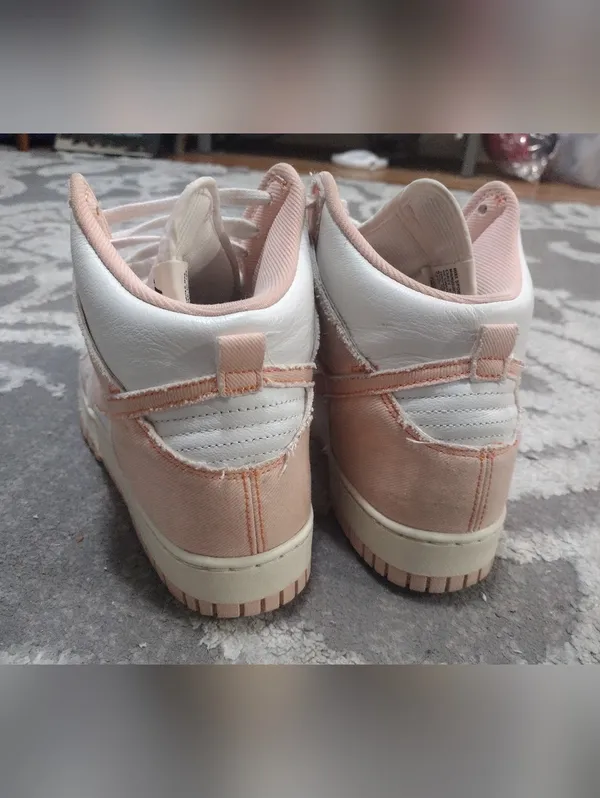 Nike Women’s Arctic Orange 1985 Dunks High Top Sneakers - Image 4